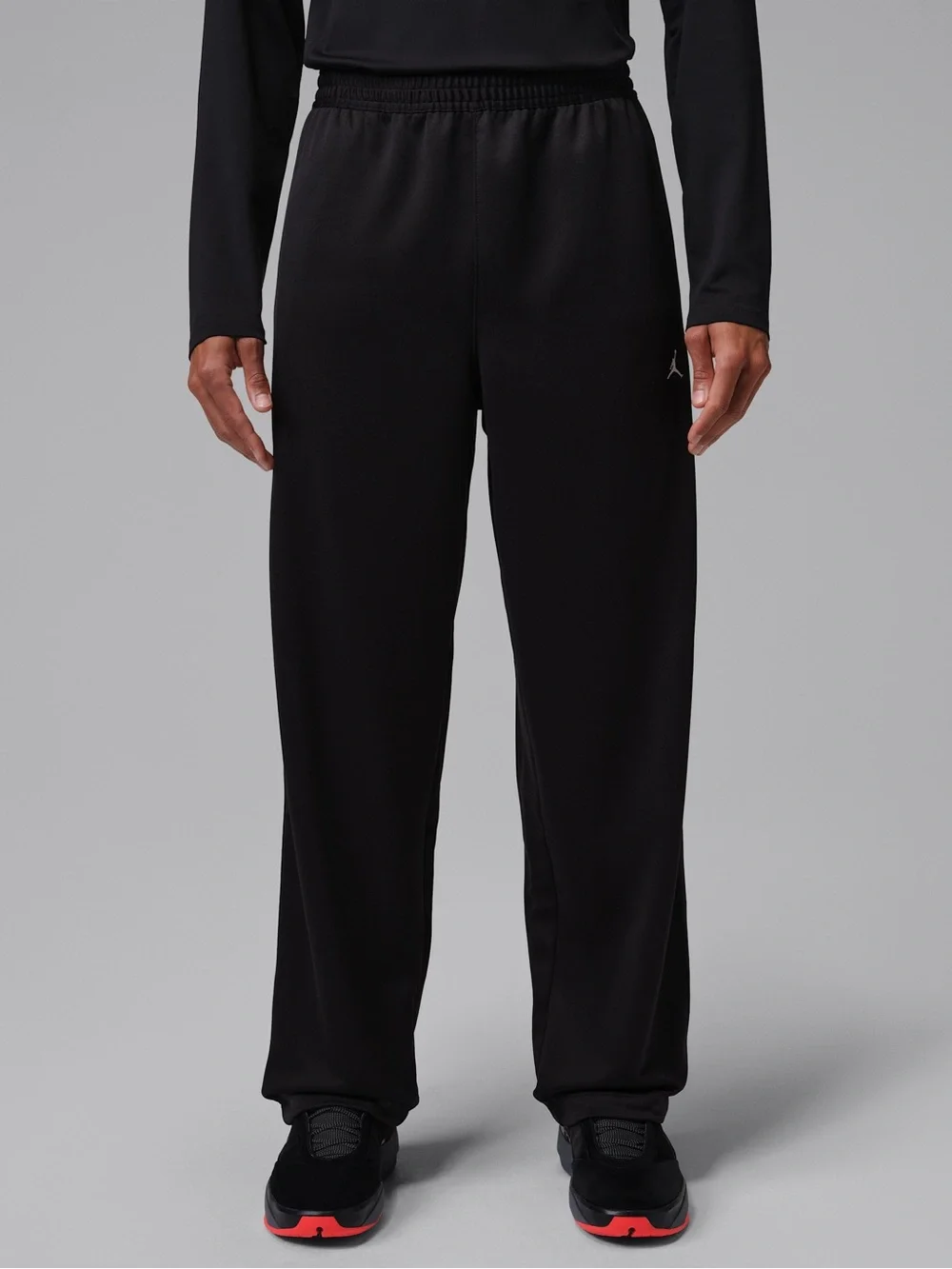 Jordan Men’s Black Sweatpants with White Side Stripes Size Medium
